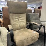 Fauteuil Mees elektrisch, microvezel taupe